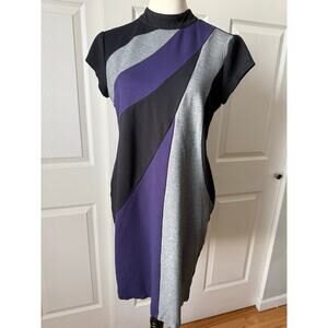 Chico’s Travelers Colorblock Mock Neck Stretch Dress Chico’s Size 0.5 / Small